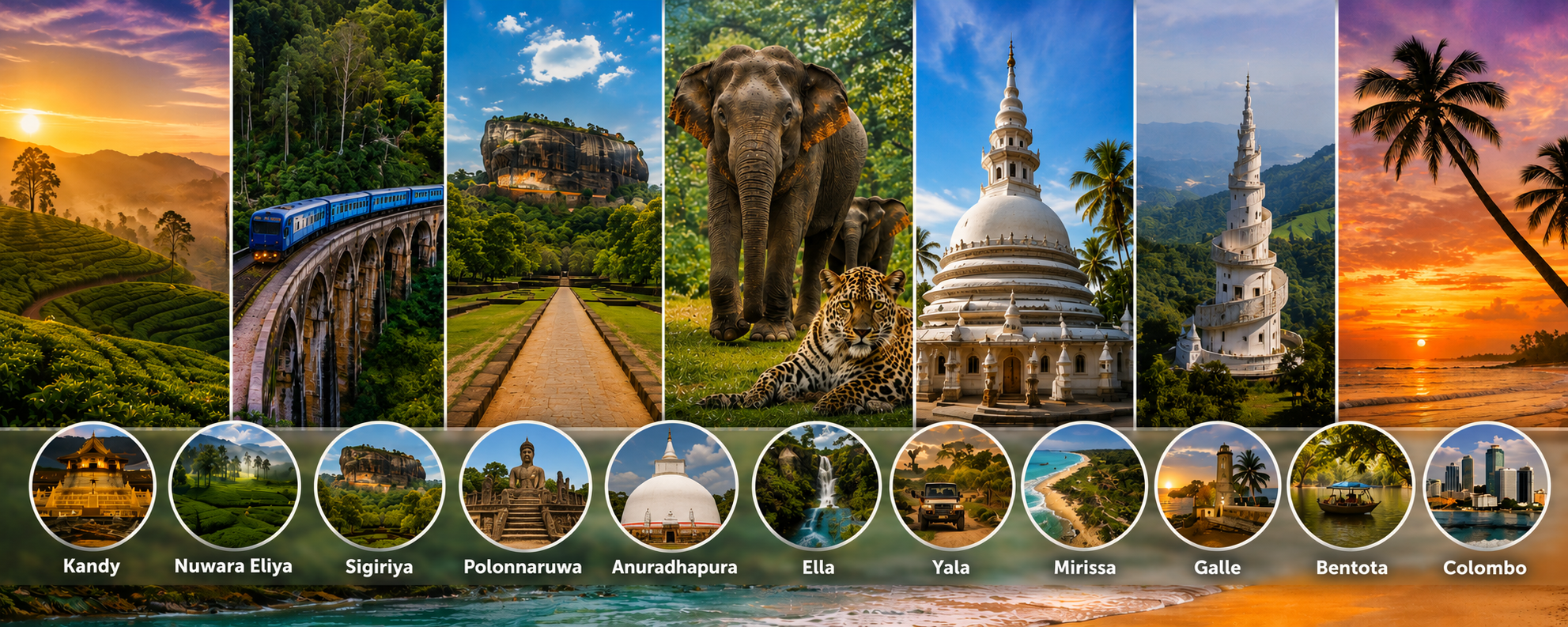 10 Days Sri Lanka Grand Explorer Tour β Ancient Cities, Ella, Yala & South Coast 1